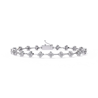 Bloom Cluster Lab Grown Diamond Line Bracelet - Ophiratbf