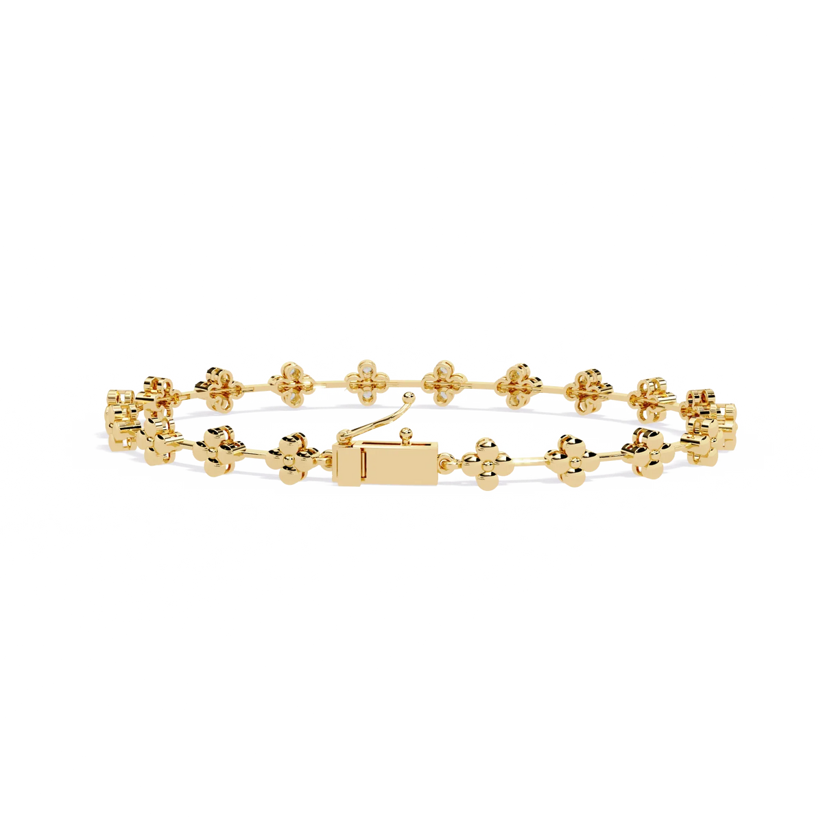 Bloom Cluster Lab Grown Diamond Line Bracelet - Ophiratbf