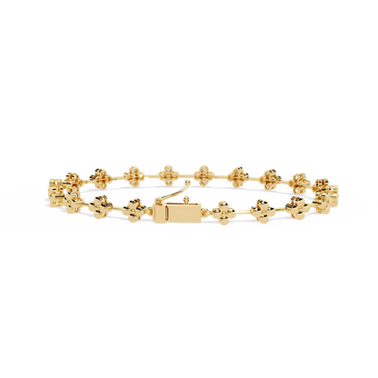 Bloom Cluster Lab Grown Diamond Line Bracelet
