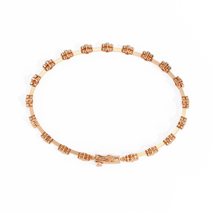 Bloom Cluster Lab Grown Diamond Line Bracelet