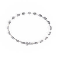 Bloom Cluster Lab Grown Diamond Line Bracelet - Ophiratbf