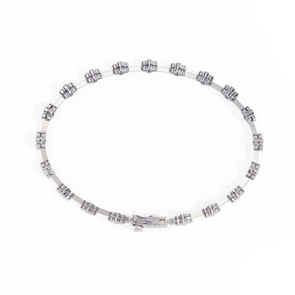 Bloom Cluster Lab Grown Diamond Line Bracelet