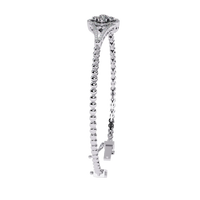 Regal Blossom Lab Grown Diamond Bangle - Ophiratbf