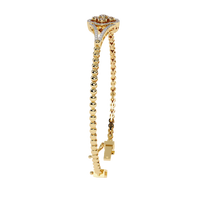 Regal Blossom Lab Grown Diamond Bangle - Ophiratbf