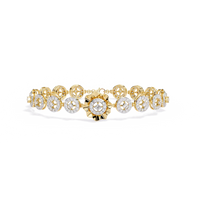 Solaris Medallion Lab Grown Diamond Bracelet - Ophiratbf