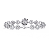 Solaris Medallion Lab Grown Diamond Bracelet - Ophiratbf