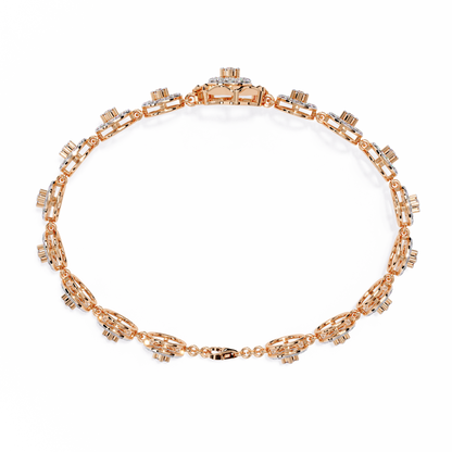 Solaris Medallion Lab Grown Diamond Bracelet