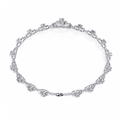 Solaris Medallion Lab Grown Diamond Bracelet