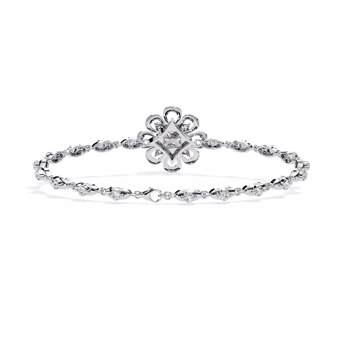 Fleur Royale Lab Grown Diamond Bracelet - Ophiratbf