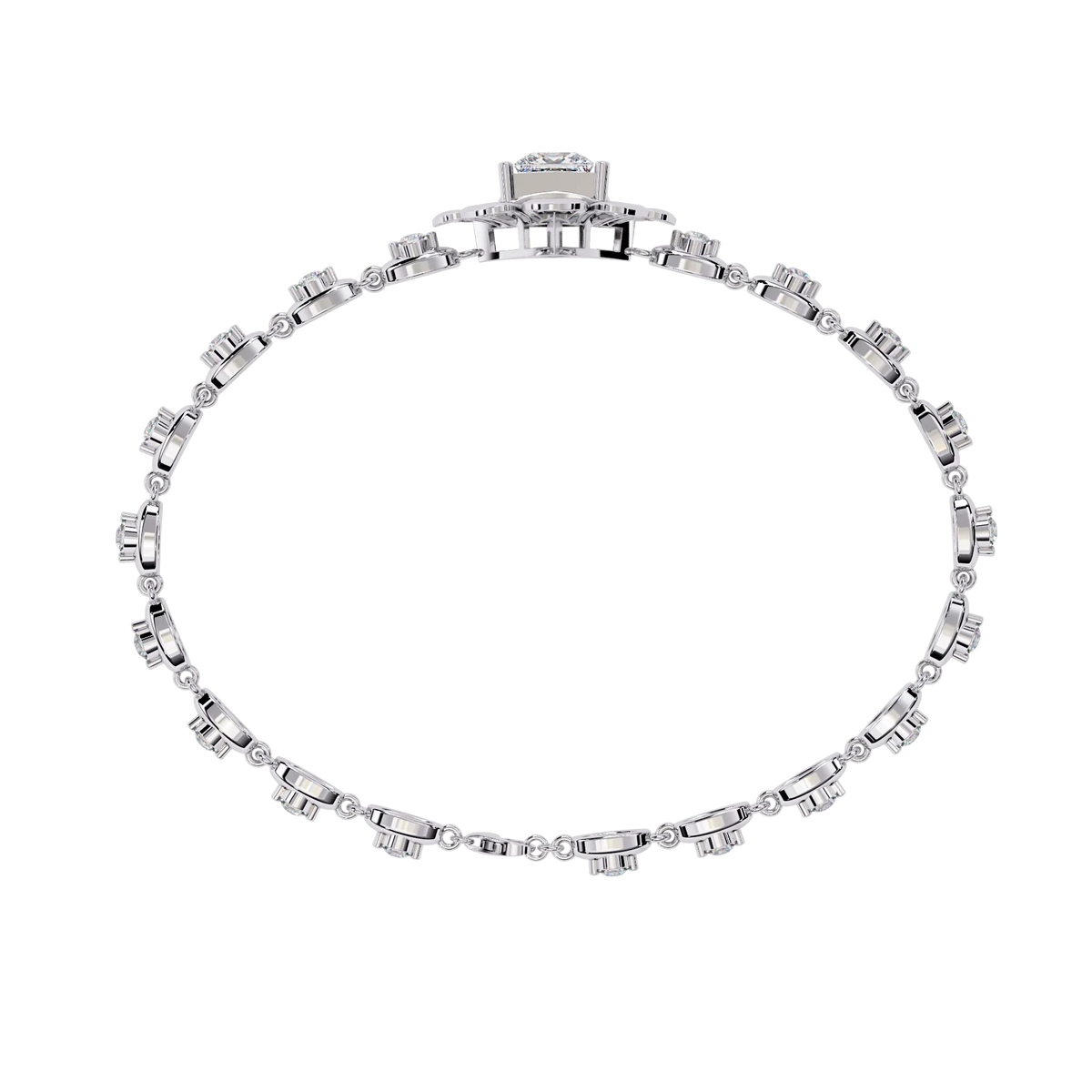 Fleur Royale Lab Grown Diamond Bracelet - Ophiratbf
