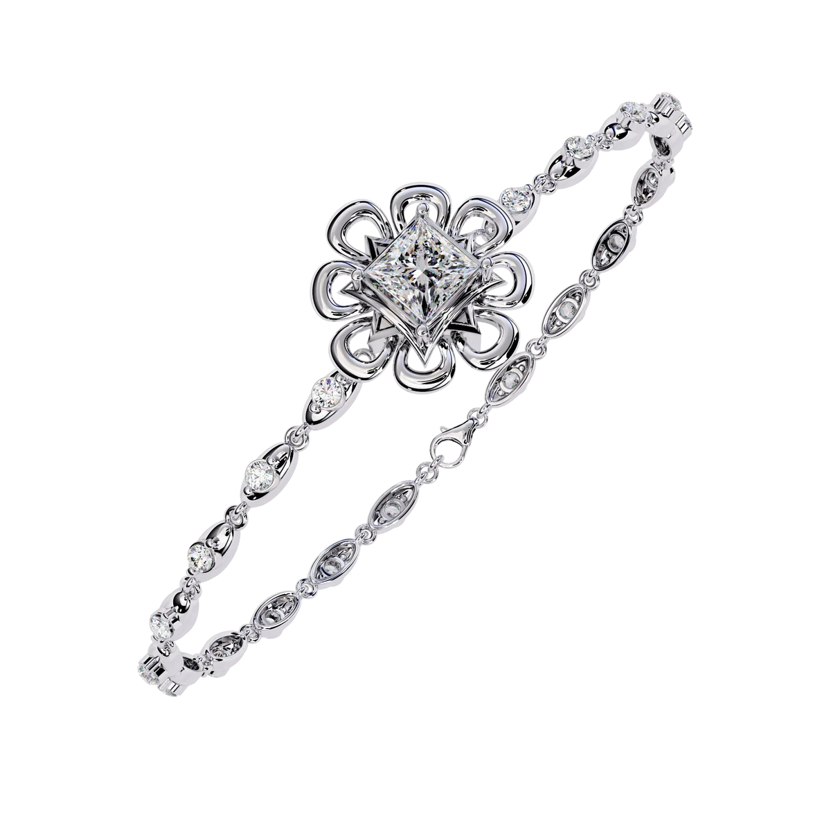 Fleur Royale Lab Grown Diamond Bracelet - Ophiratbf