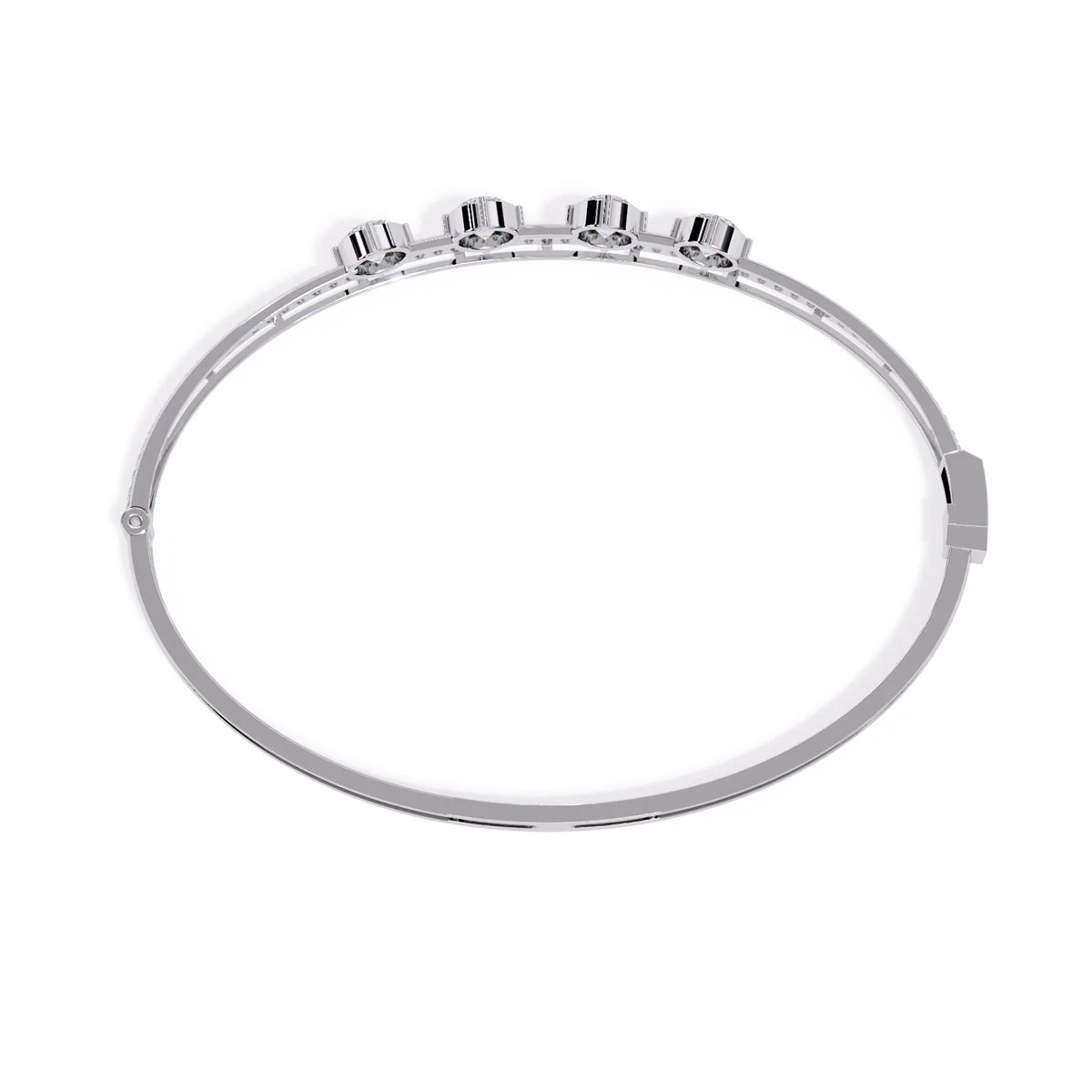 Orbit Five-Stone Lab Grown Diamond Bracelet - Ophiratbf