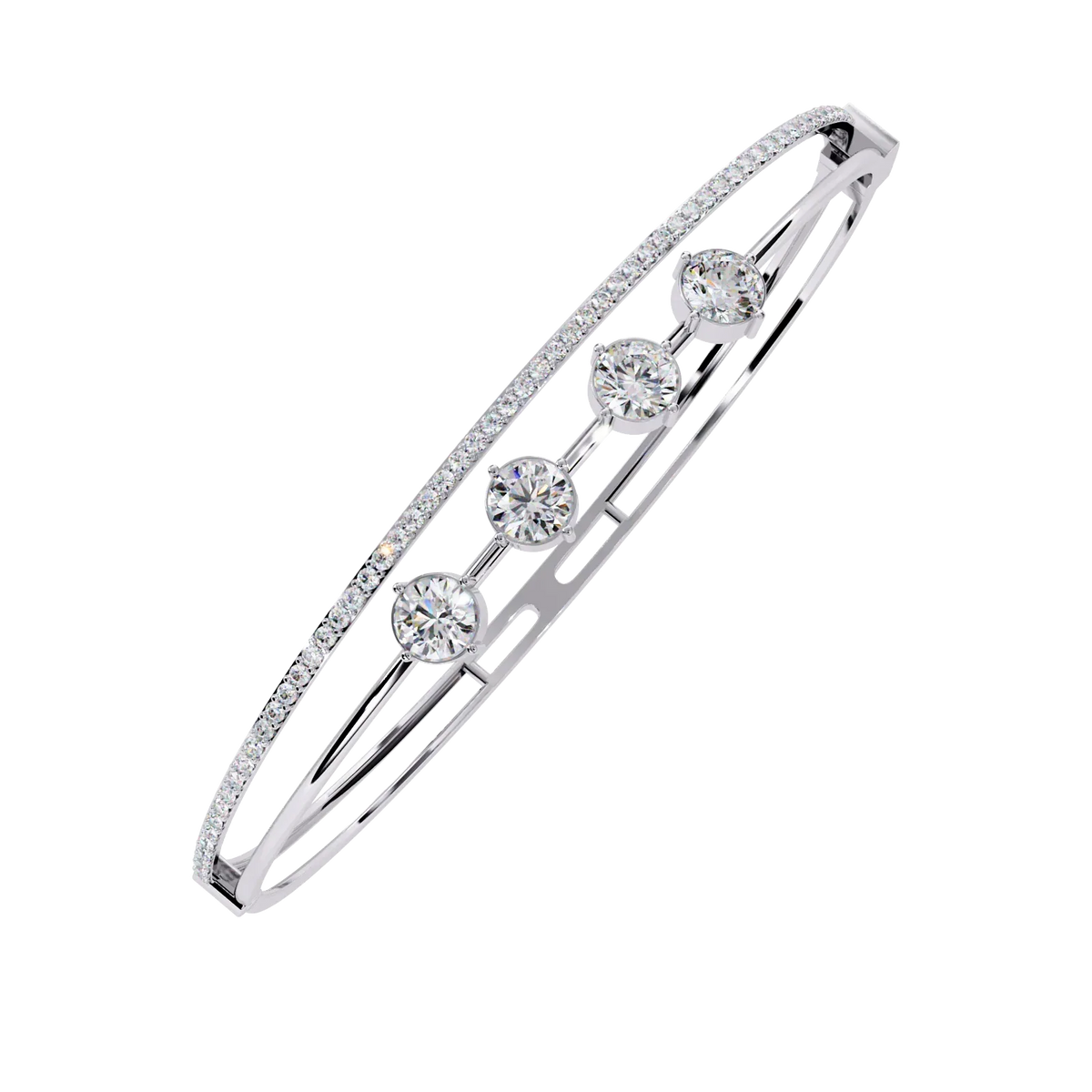 Orbit Five-Stone Lab Grown Diamond Bracelet - Ophiratbf