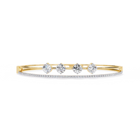 Orbit Five-Stone Lab Grown Diamond Bracelet - Ophiratbf