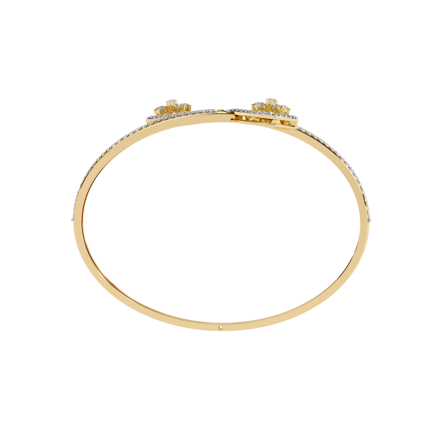 trillium solitaire lab grown diamond bracelet