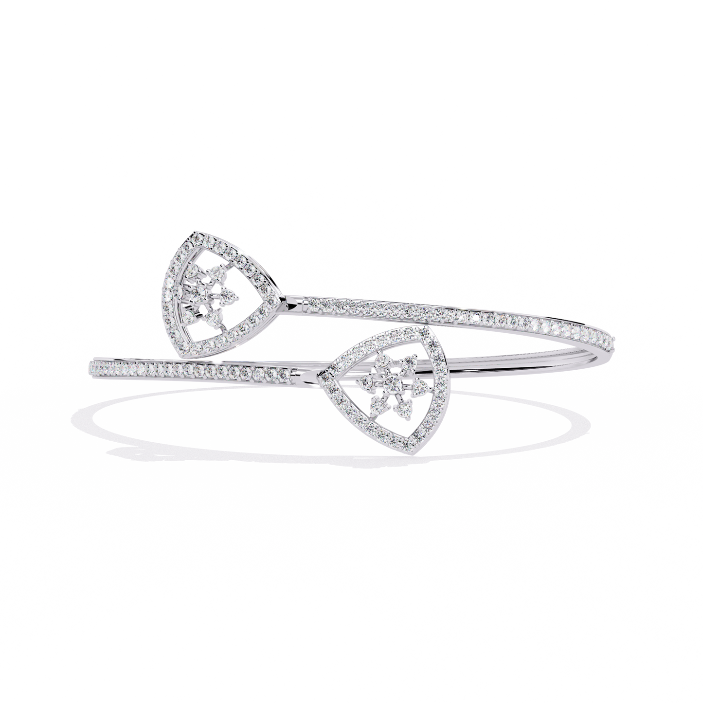 trillium solitaire lab grown diamond bracelet