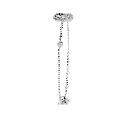 Serpentine Spark Lab Grown Diamond Bracelet
