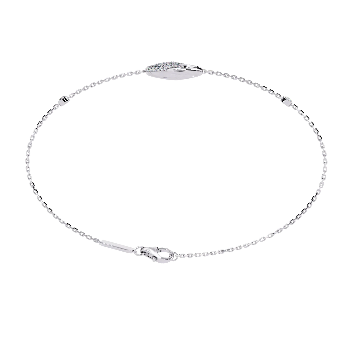 Serpentine Spark Lab Grown Diamond Bracelet - Ophiratbf