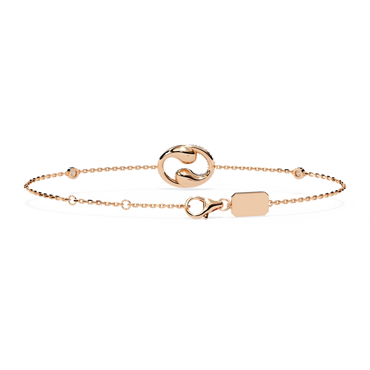 Serpentine Spark Lab Grown Diamond Bracelet - Ophiratbf