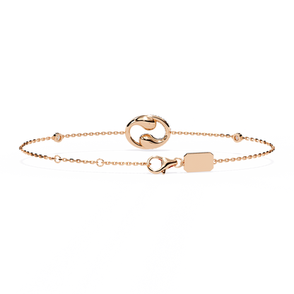 Serpentine Spark Lab Grown Diamond Bracelet