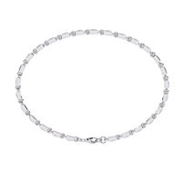 Radiant Row Lab Grown Princess Cut Bracelet - Ophiratbf