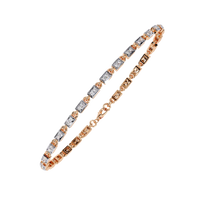 Radiant Row Lab Grown Princess Cut Bracelet - Ophiratbf