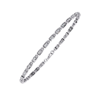 Radiant Row Lab Grown Princess Cut Bracelet - Ophiratbf