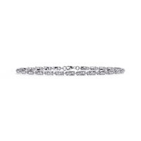 Radiant Row Lab Grown Princess Cut Bracelet - Ophiratbf