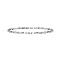 Radiant Row Lab Grown Princess Cut Bracelet - Ophiratbf