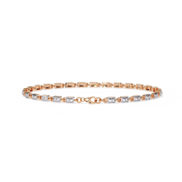 Radiant Row Lab Grown Princess Cut Bracelet - Ophiratbf