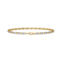Radiant Row Lab Grown Princess Cut Bracelet - Ophiratbf