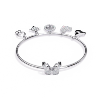 Charm Mélange Lab Grown Diamond Bangle - Ophiratbf