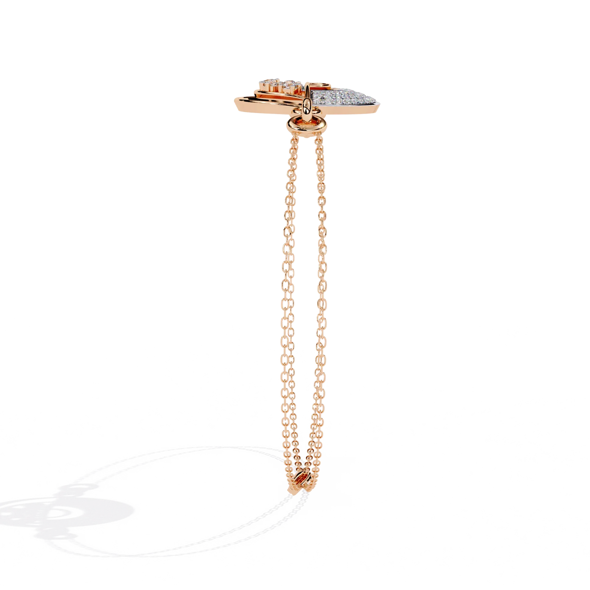 Eclipse Duo Lab Grown Diamond Chain Bracelet - Ophiratbf