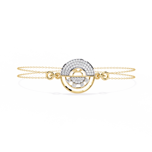 Eclipse Duo Lab Grown Diamond Chain Bracelet
