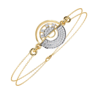 Eclipse Duo Lab Grown Diamond Chain Bracelet - Ophiratbf
