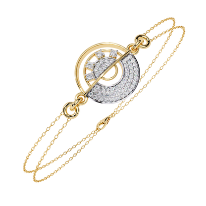 Eclipse Duo Lab Grown Diamond Chain Bracelet