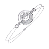 Eclipse Duo Lab Grown Diamond Chain Bracelet - Ophiratbf