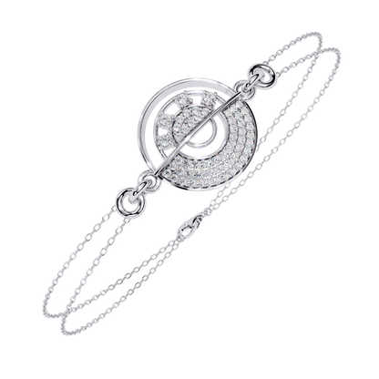 Eclipse Duo Lab Grown Diamond Chain Bracelet