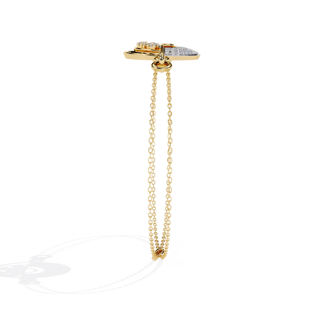 Eclipse Duo Lab Grown Diamond Chain Bracelet - Ophiratbf