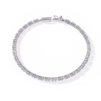 Classic Princess Lab Grown Diamond Tennis Bracelet - Ophiratbf