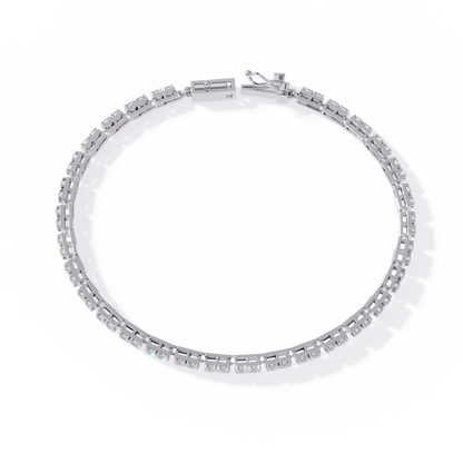 Classic Princess Lab Grown Diamond Tennis Bracelet