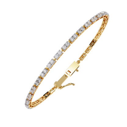 Classic Princess Lab Grown Diamond Tennis Bracelet