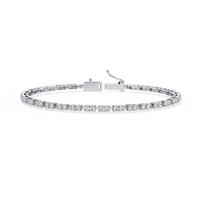 Classic Princess Lab Grown Diamond Tennis Bracelet - Ophiratbf
