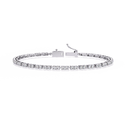 Classic Princess Lab Grown Diamond Tennis Bracelet