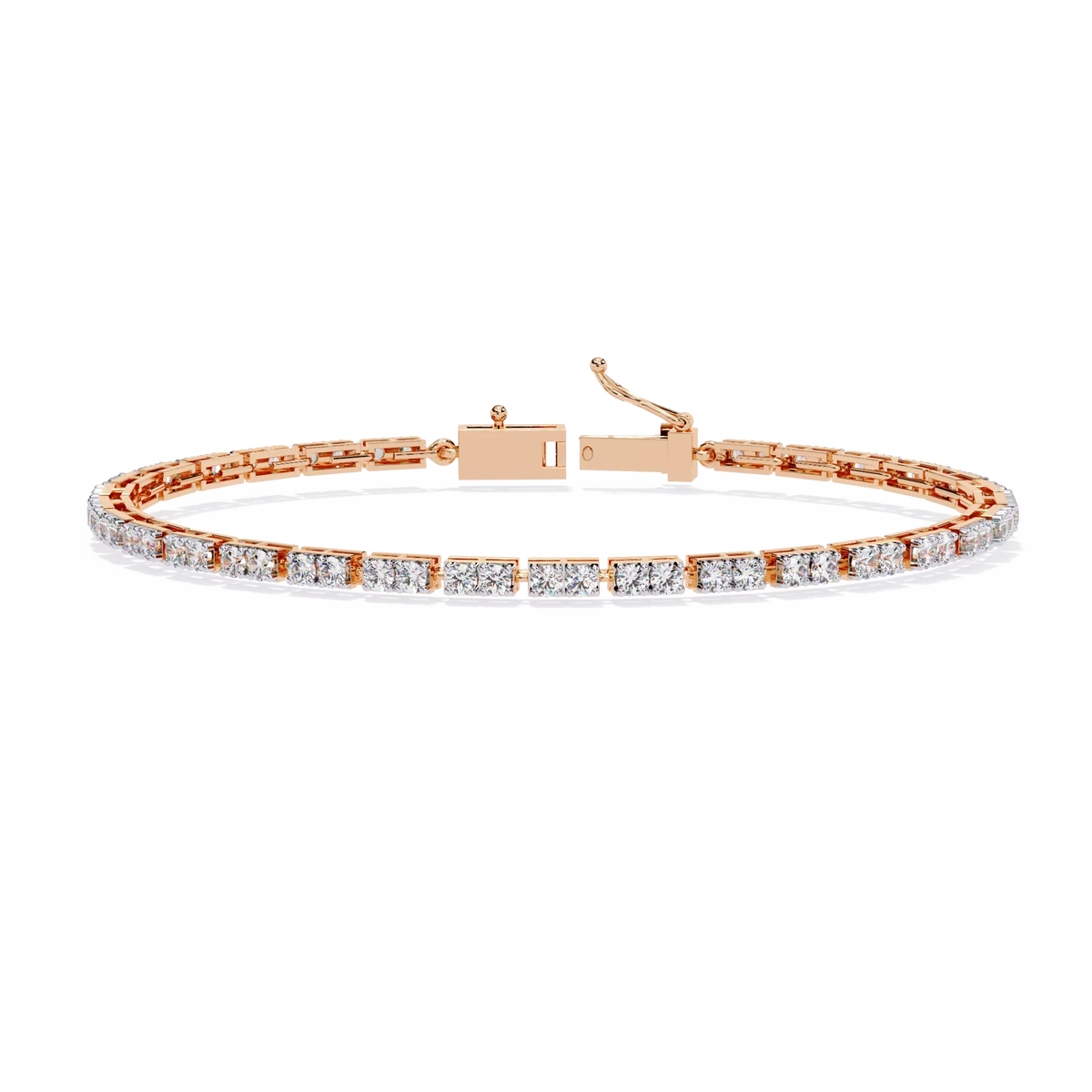 Classic Princess Lab Grown Diamond Tennis Bracelet - Ophiratbf