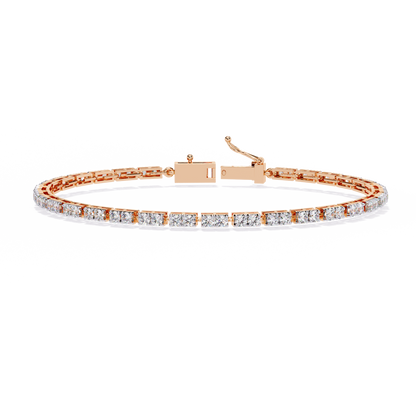 Classic Princess Lab Grown Diamond Tennis Bracelet