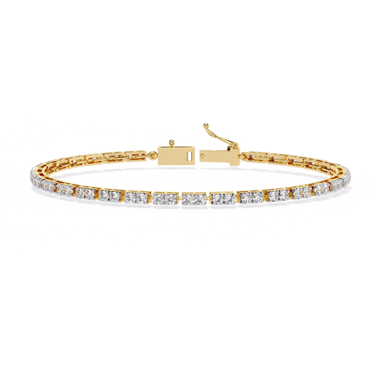 Classic Princess Lab Grown Diamond Tennis Bracelet - Ophiratbf