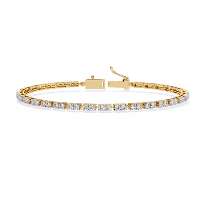 Classic Princess Lab Grown Diamond Tennis Bracelet