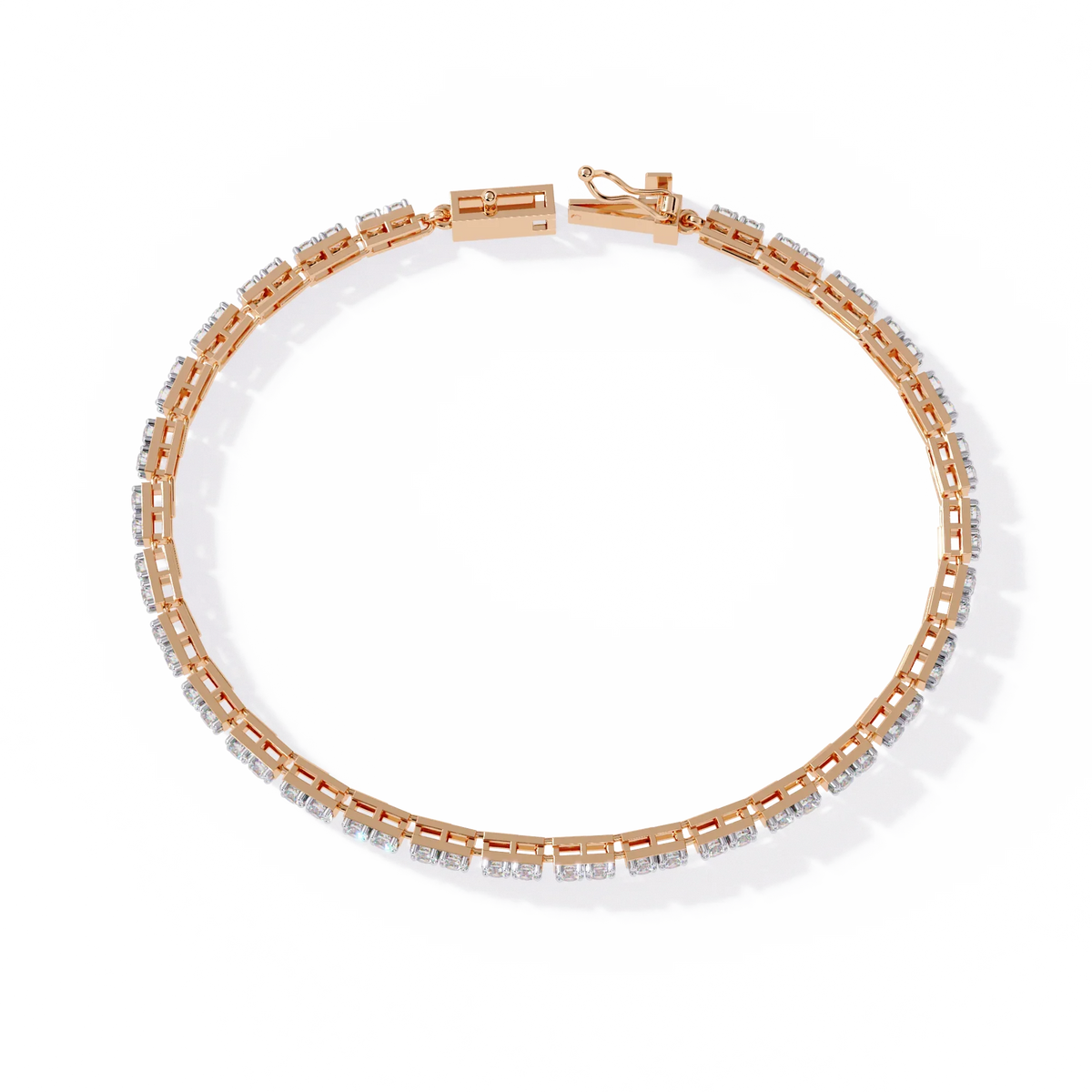 Classic Princess Lab Grown Diamond Tennis Bracelet - Ophiratbf