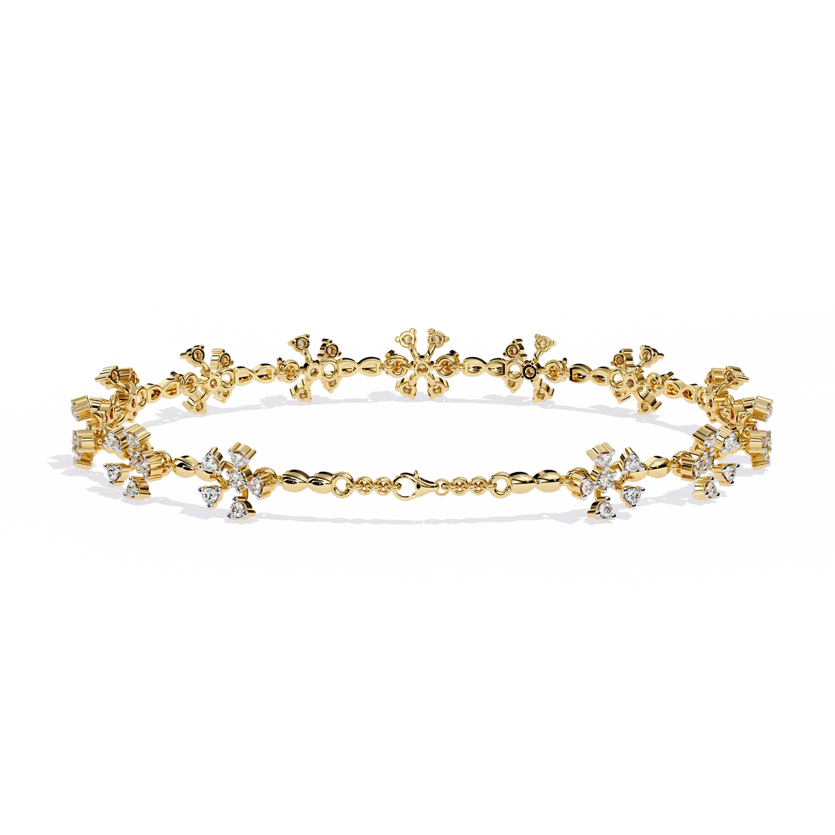 Flora Radiance Lab Grown Diamond Bracelet - Ophiratbf